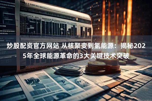 炒股配资官方网站 从核聚变到氢能源：揭秘2025年全球能源革命的3大关键技术突破